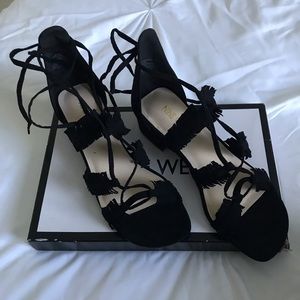 Nine West lace up sandals